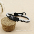 Double Colors Plastic Zipper Bracelet Bangles Printed LOGO